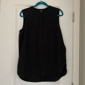 Hilary Radley Black Sleeveless Blouse